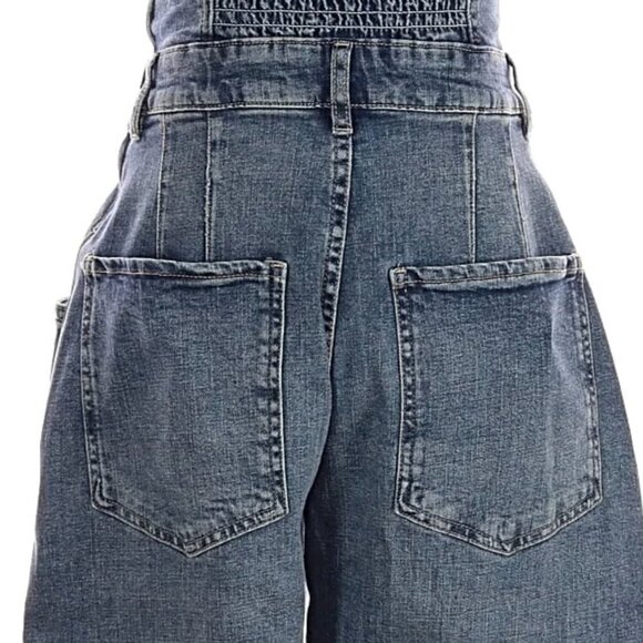 NWT Free People We The Free Je Suis Pret Barrel Jumpsuit Denim $148 - Picture 10 of 15